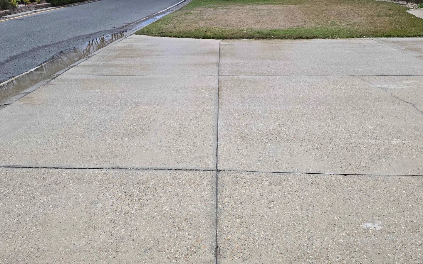 Curbside Driveway Pressure- & Power-washing Cleanup -clean